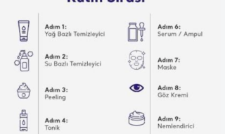 Kore cilt bakım rutini
